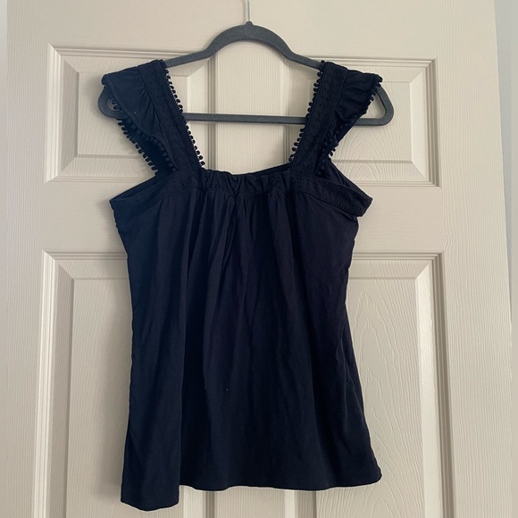 LOFT Ruffle Sleeve Tank - Picture 3 of 4